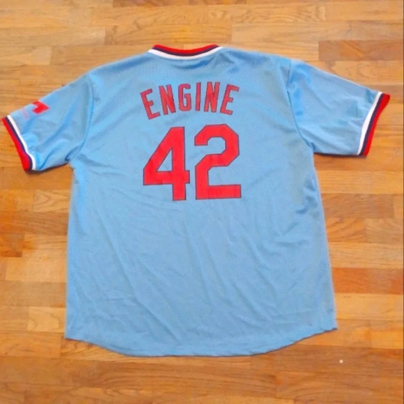 St. Louis Cardinals Bruce Sutter Engine Blue Mesh Jersey SGA Fan Gift Size XL - Picture 1 of 6